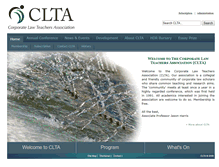 Tablet Screenshot of clta.edu.au